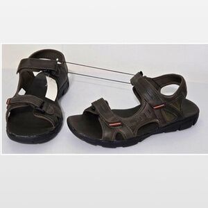 New Falls Creek Shoes Mens Size 11 Brown Sandals Camo NWT